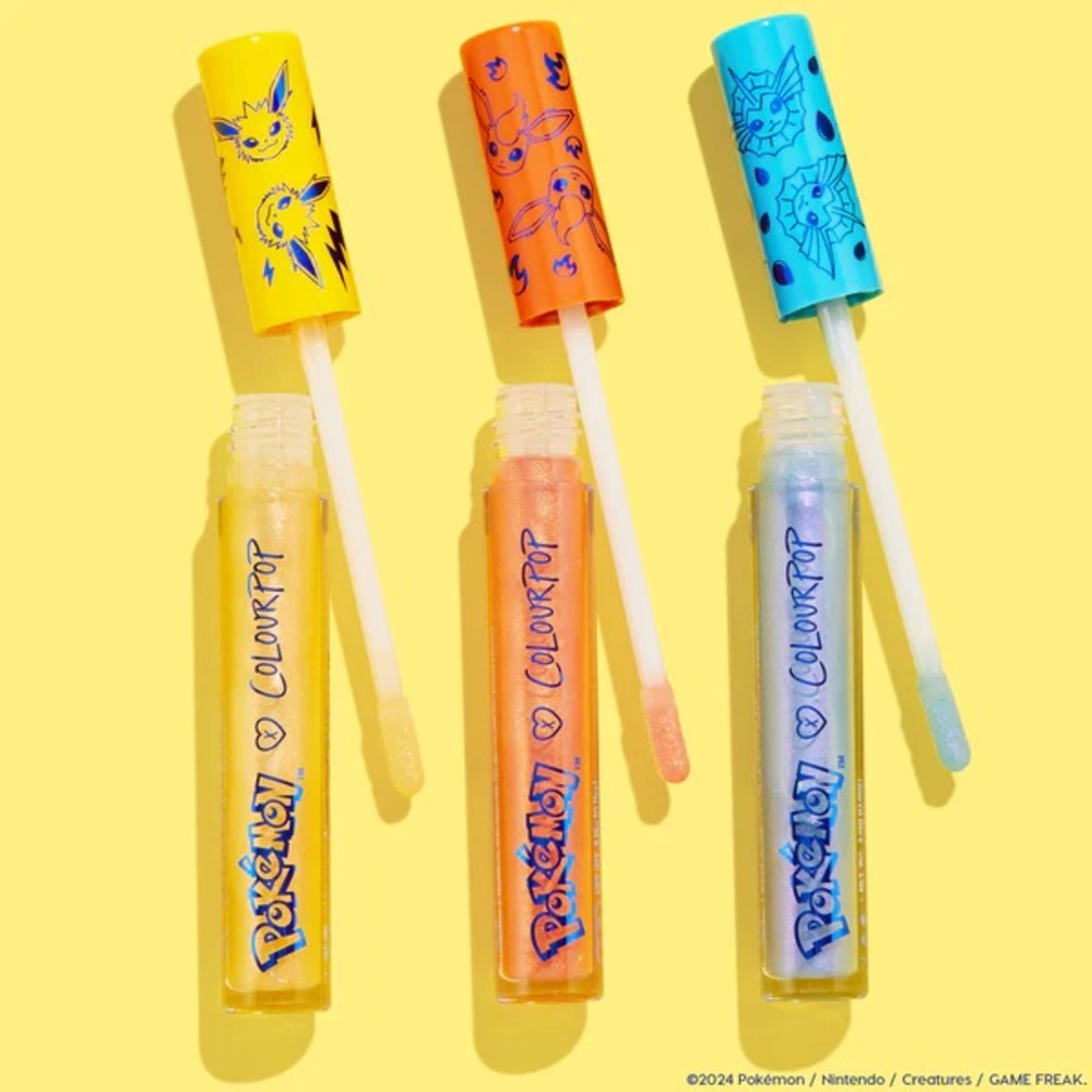 🆕 ColourPop Pokémon Ultra Glossy Lip Trio